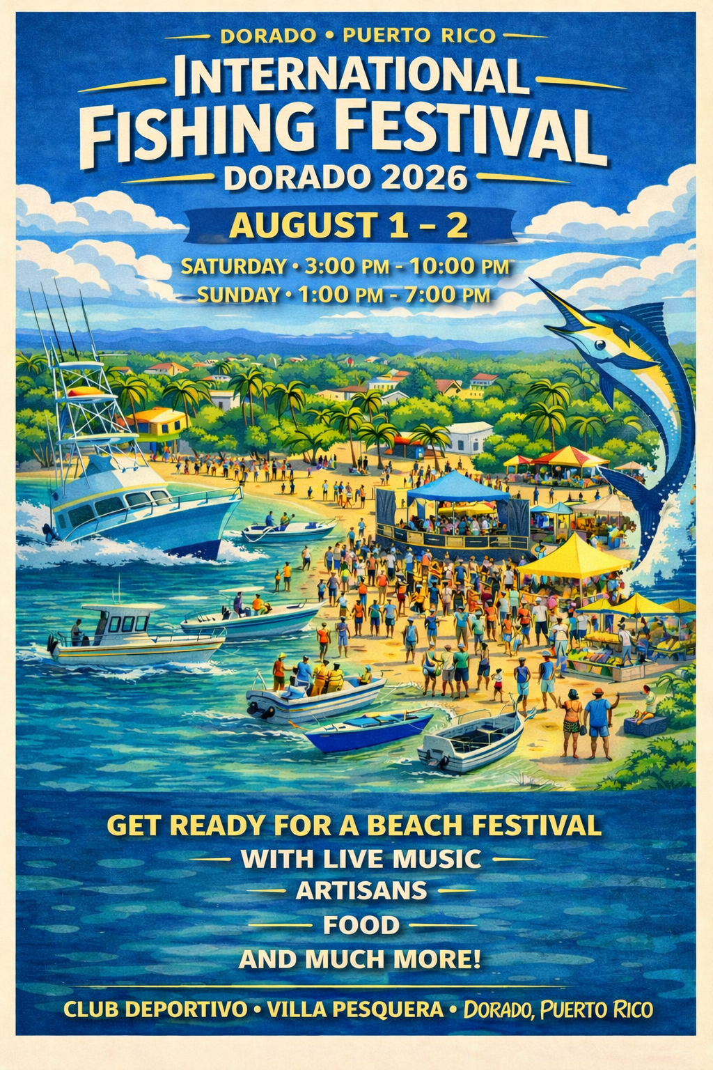 International Fishing Festival 2026 official poster